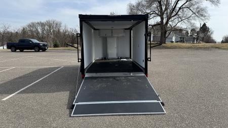 New American Hauler 7x14 Enclosed / Blackout Package - Ultimate Motorcycle Trailer!