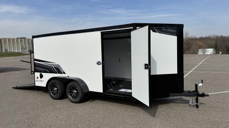 New American Hauler 7x14 Enclosed / Blackout Package - Ultimate Motorcycle Trailer!