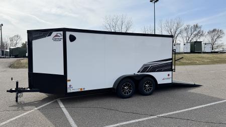 New American Hauler 7x14 Enclosed / Blackout Package - Ultimate Motorcycle Trailer!