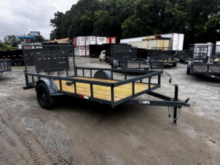 New 2026 GPS Trailers / GT Series / 76" x 12' / 3500# Axle / 48" Mesh Gate