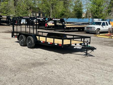 New 2026 Gorilla Trailers 6'4  x 16' Tandem Axle Utility Trailer