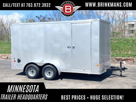New American Hauler 7x14 Tandem Enclosed Cargo Trailer - Double Doors