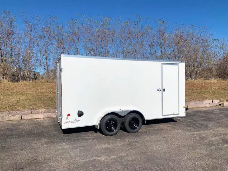 New American Hauler 7x16 Tandem Enclosed Cargo Trailer - Double Rear Doors