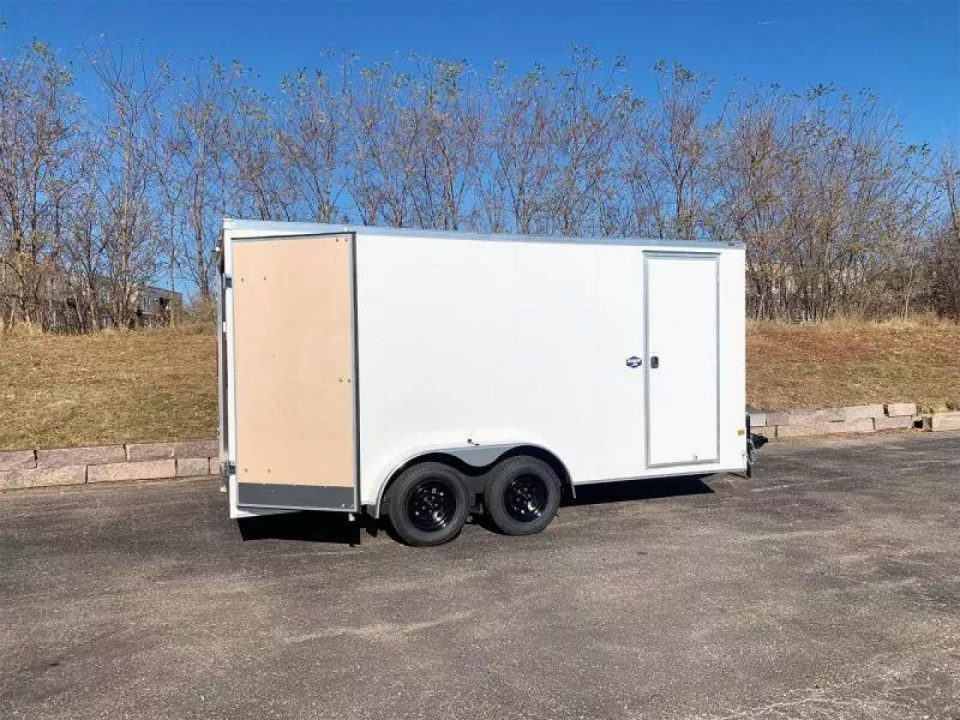 New American Hauler 7x16 Tandem Enclosed Cargo Trailer - Double Rear Doors