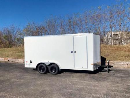 New American Hauler 7x16 Tandem Enclosed Cargo Trailer - Double Rear Doors