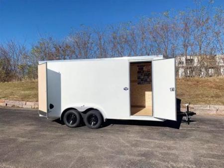 New American Hauler 7x16 Tandem Enclosed Cargo Trailer - Double Rear Doors
