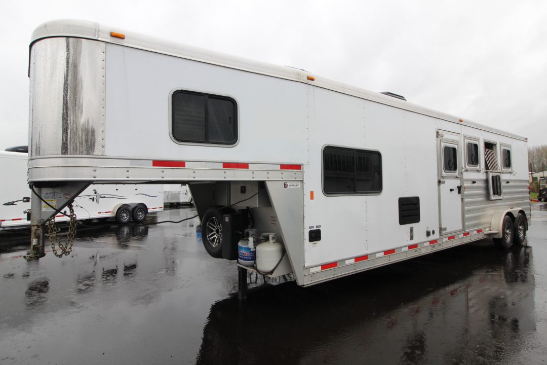 Used 2018 Exiss Escape 7410 - 10' sw Living Quarters 4 Horse Trailer