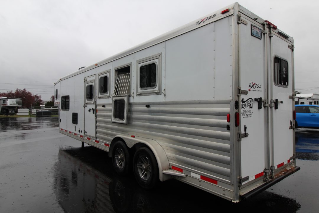 Used 2018 Exiss Escape 7410 - 10' sw Living Quarters 4 Horse Trailer