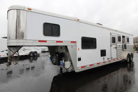 Used 2018 Exiss Escape 7410 - 10' sw Living Quarters 4 Horse Trailer