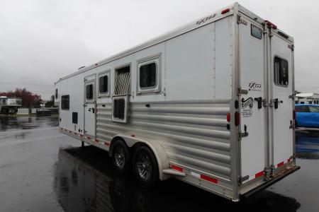 Used 2018 Exiss Escape 7410 - 10' sw Living Quarters 4 Horse Trailer