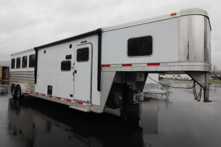 Used 2018 Exiss Escape 7410 - 10' sw Living Quarters 4 Horse Trailer