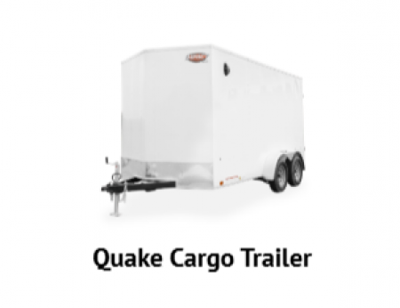 New 2026 Impact Trailers Quake 5x8 3K Ramp Door V-Nose