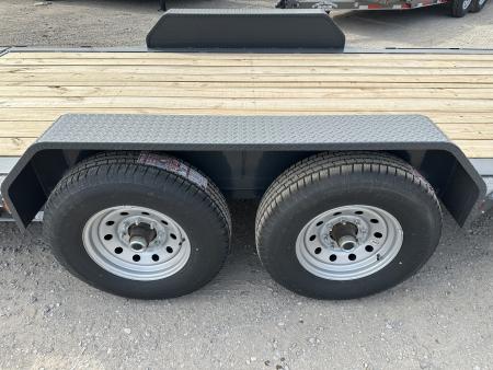 New 2026 East Texas Trailers 83"x20' Bumper Pull Machine Gray Tilt Trailer