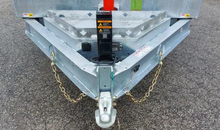 New 82" X 14' GALVANIZED DUMP TRAILER 7 K AXLES HYDRAULIC JACKS WIRELESS REMOTE FREE SPARE TIRE TRIUMPH 2026