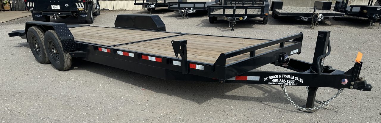 New 2026 Down 2 Earth Trailers 82"x24' Bumper Pull with 7ks axles Tilt Trailer