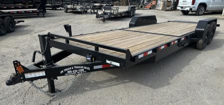 New 2026 Down 2 Earth Trailers 82 x24' Bumper Pull with 7ks axles Tilt Trailer