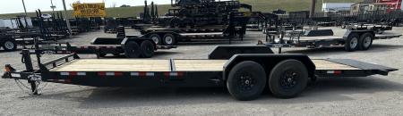 New 2026 Down 2 Earth Trailers 82"x24' Bumper Pull with 7ks axles Tilt Trailer