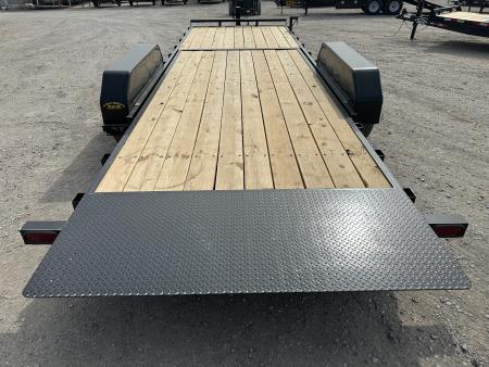 New 2026 Down 2 Earth Trailers 82"x24' Bumper Pull with 7ks axles Tilt Trailer