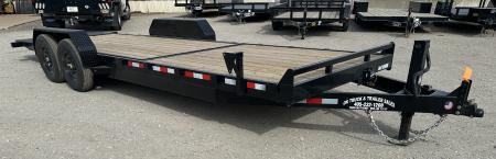 New 2026 Down 2 Earth Trailers 82"x24' Bumper Pull with 7ks axles Tilt Trailer
