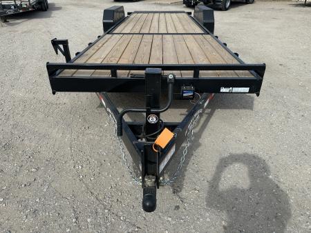 New 2026 Down 2 Earth Trailers 82"x24' Bumper Pull with 7ks axles Tilt Trailer