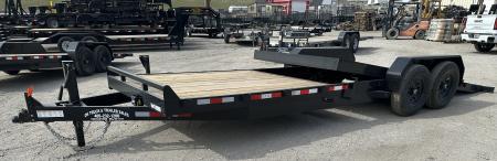New 2026 Down 2 Earth Trailers 82"x24' Bumper Pull with 7ks axles Tilt Trailer