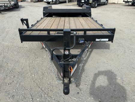 New 2026 Down 2 Earth Trailers 82"x24' Bumper Pull with 7ks axles Tilt Trailer