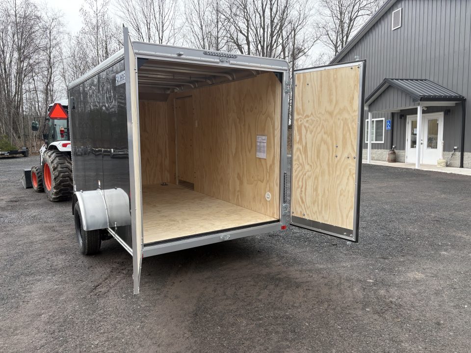 New 2026 CAR MATE TRAILERS 6x12 6' Interior Sportster Cargo / Enclosed Trailer with Rear Double Doors