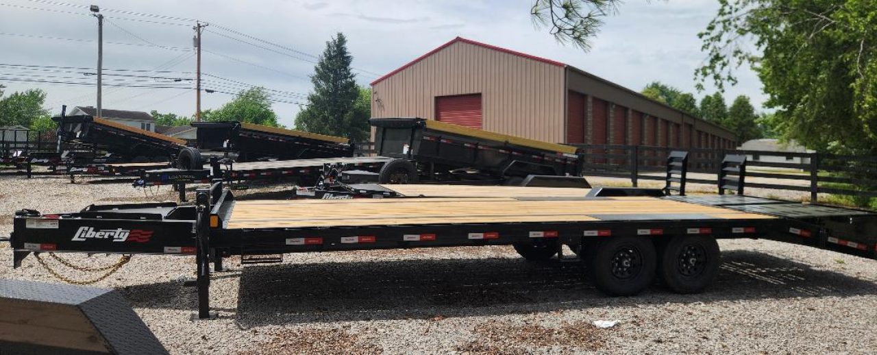 New 2026 Liberty 14K 102X20+5 Pintle Hitch Equipment Trailer
