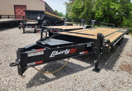 New 2026 Liberty 14K 102X20+5 Pintle Hitch Equipment Trailer