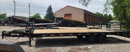 New 2026 Liberty 14K 102X20+5 Pintle Hitch Equipment Trailer