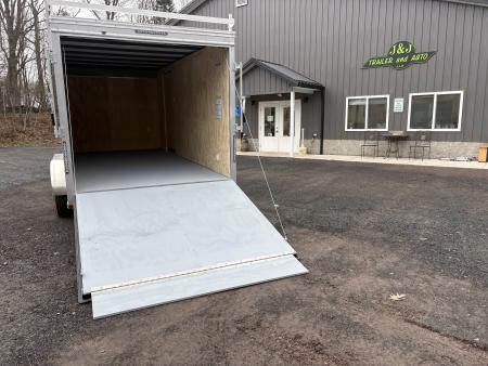 New 2026 CAR MATE TRAILERS 7x16 10K Contractor with Rear Ramp Door