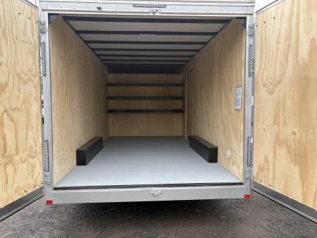 New 2026 CAR MATE TRAILERS 8x16 10K Contractor Trailer with Rear Double Door