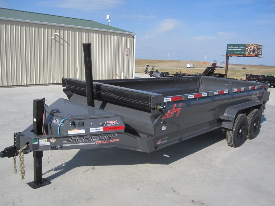 New 2026 Horizon Trailers 83x16 LZ7 14K Telescopic Dump Trailer