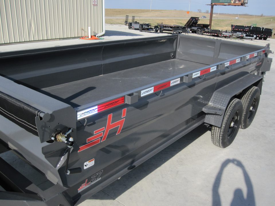 New 2026 Horizon Trailers 83x16 LZ7 14K Telescopic Dump Trailer
