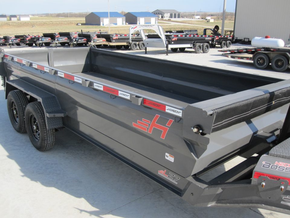 New 2026 Horizon Trailers 83x16 LZ7 14K Telescopic Dump Trailer
