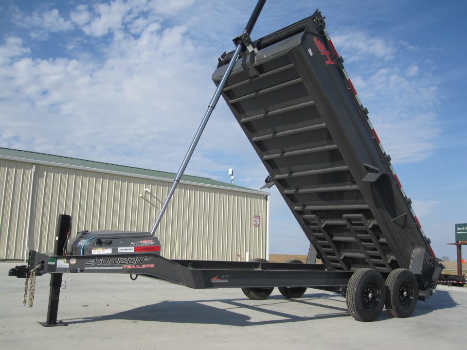 New 2026 Horizon Trailers 83x16 LZ7 14K Telescopic Dump Trailer