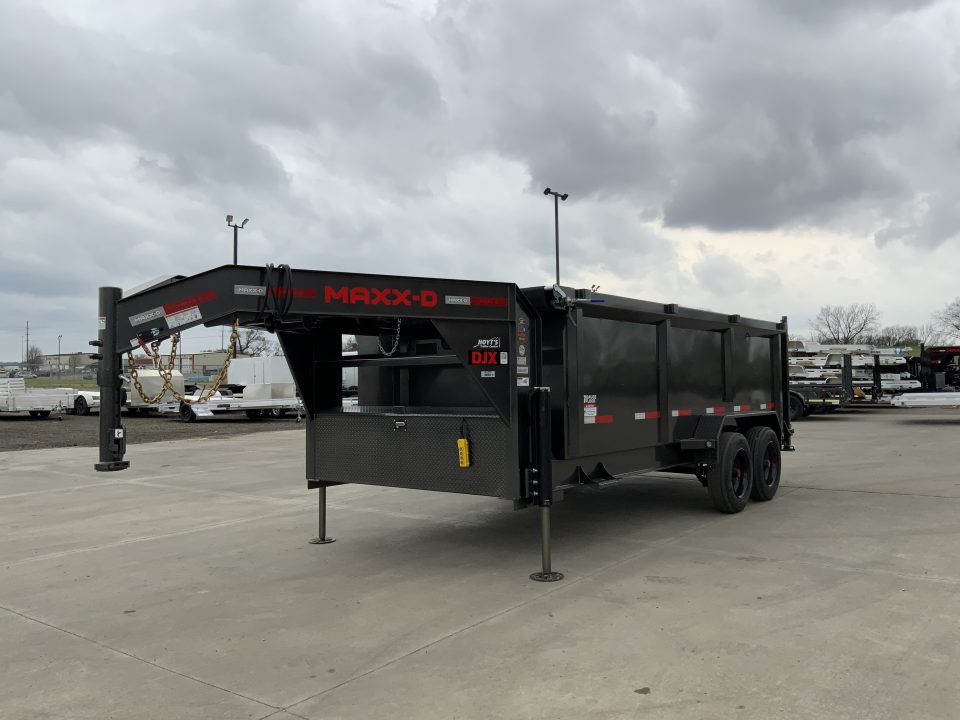 New 2026 MAXX-D 83 X 16 DJX Gooseneck Dump Trailer