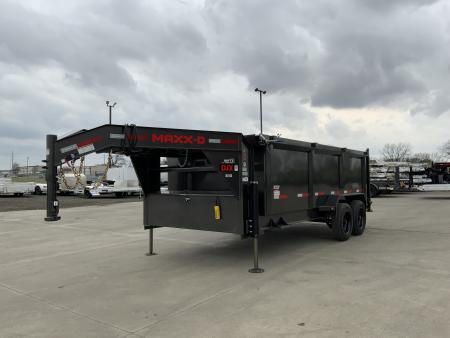 New 2026 MAXX-D 83 X 16 DJX Gooseneck Dump Trailer