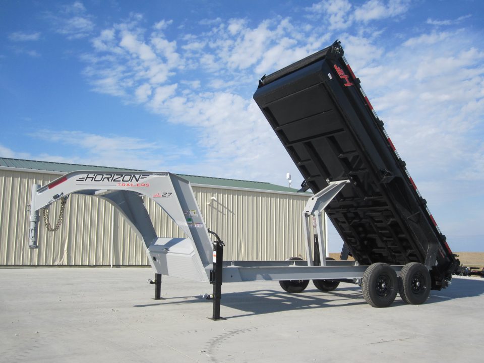 New 2026 Horizon Trailers 83x16 LZ7 Gooseneck Dump Trailer