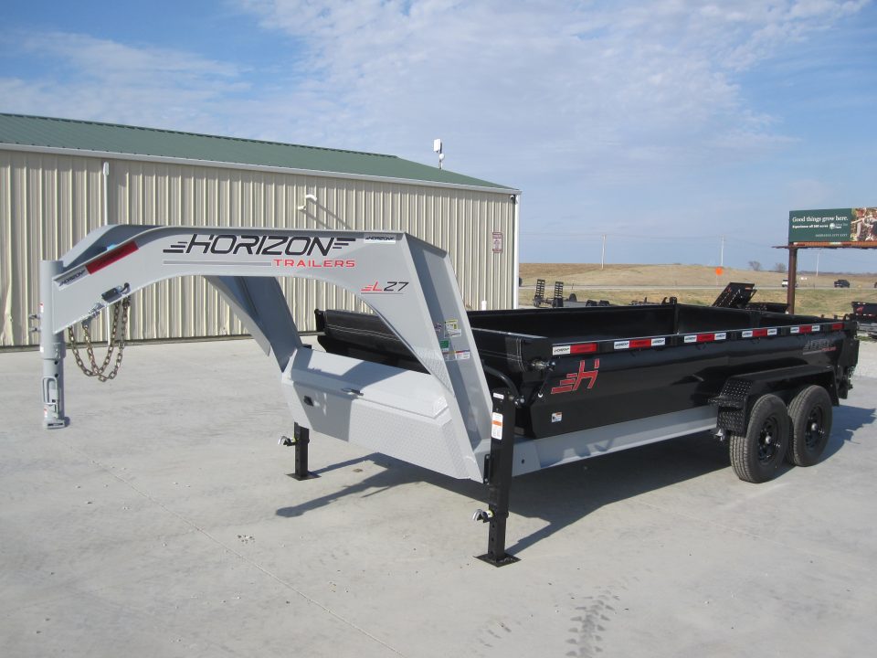 New 2026 Horizon Trailers 83x16 LZ7 Gooseneck Dump Trailer