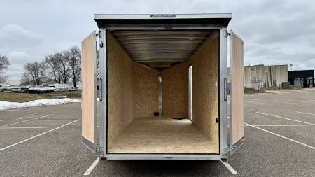 New Lightning 7x16 Aluminum Enclosed Trailer - Double Doors!