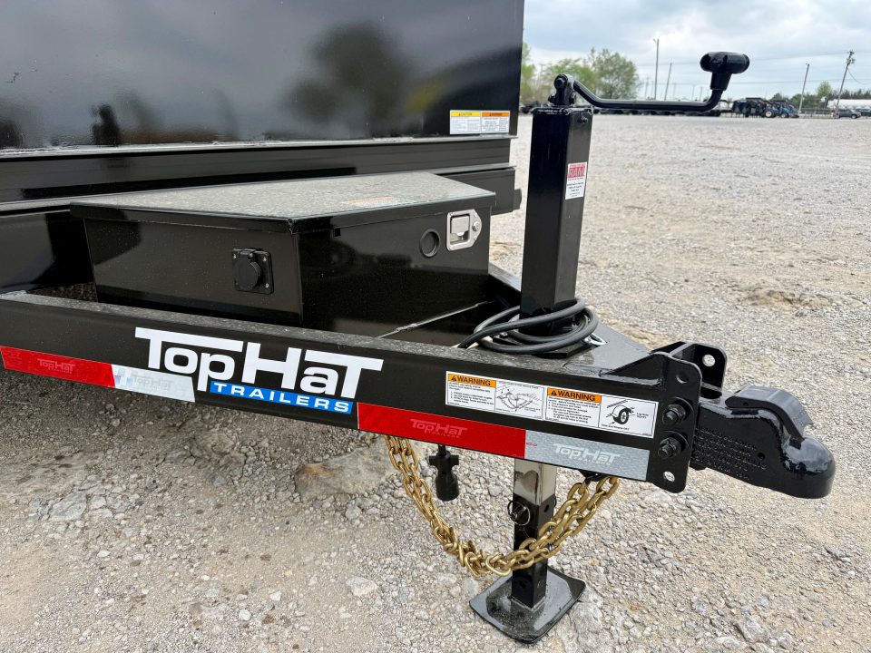 New 2026 Top Hat Trailers DE14-14x83 w/ 4' Tall Sidewalls Dump Trailer