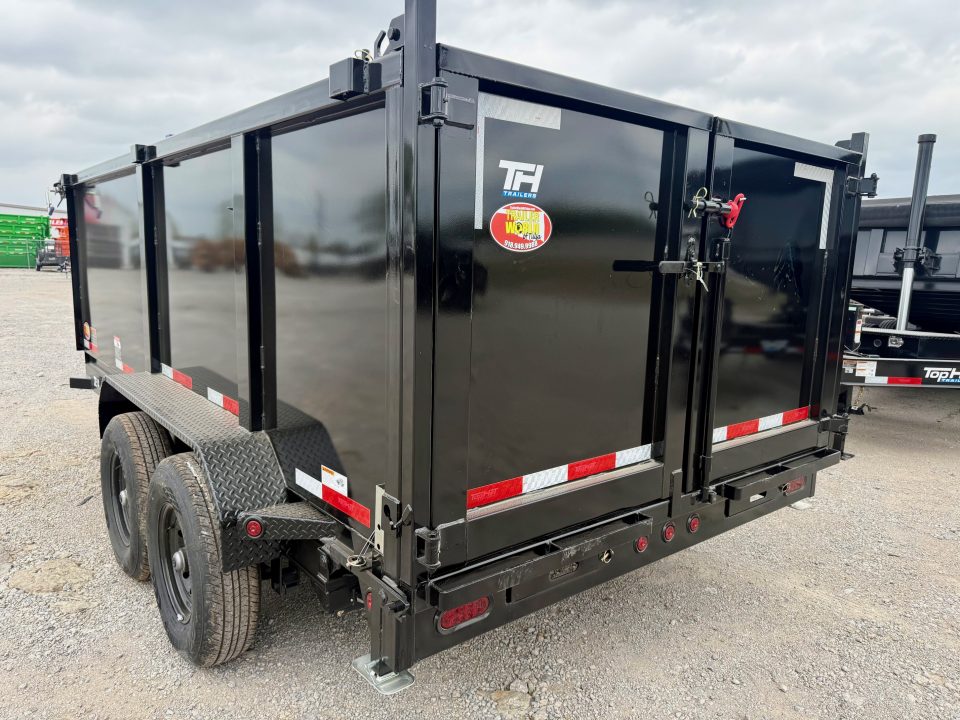 New 2026 Top Hat Trailers DE14-14x83 w/ 4' Tall Sidewalls Dump Trailer