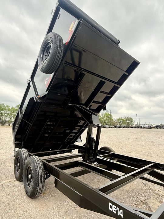New 2026 Top Hat Trailers DE14-14x83 w/ 4' Tall Sidewalls Dump Trailer