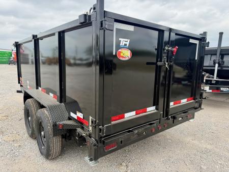 New 2026 Top Hat Trailers DE14-14x83 w/ 4' Tall Sidewalls Dump Trailer