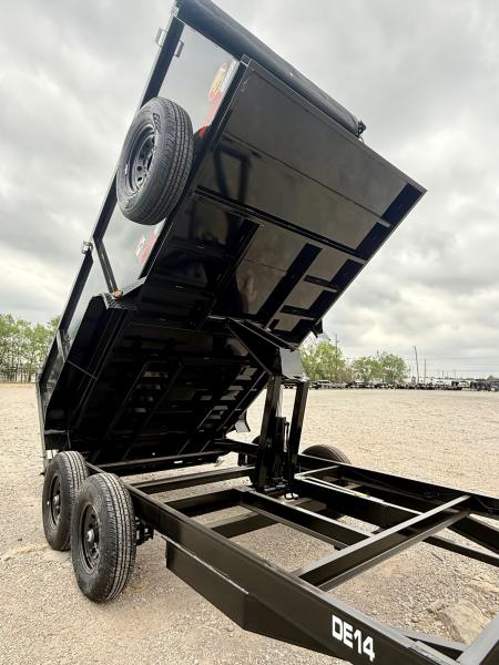 New 2026 Top Hat Trailers DE14-14x83 w/ 4' Tall Sidewalls Dump Trailer