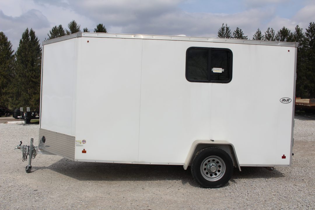 Used 2021 R&R Trailers 7' x 12' - Cargo / Enclosed Trailer - 3500# GVW