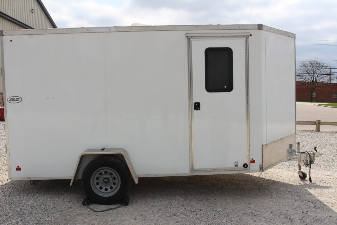 Used 2021 R&R Trailers 7' x 12' - Cargo / Enclosed Trailer - 3500# GVW