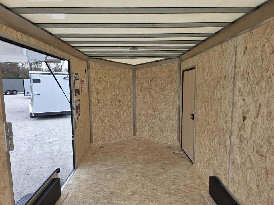 New 2026 Formula Trailers 7.5X16 UTV SXS ESCAPE DOOR BLACKOUT SCREWLESS GOLF CART Cargo / Enclosed Trailer