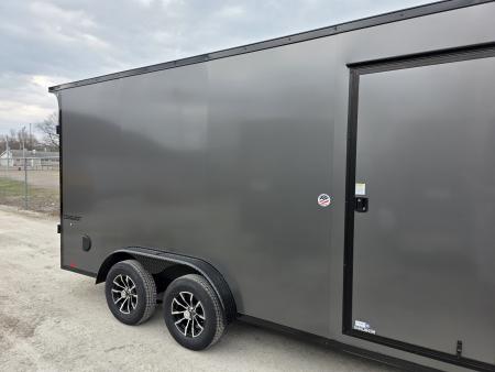 New 2026 Formula Trailers 7.5X16 UTV SXS ESCAPE DOOR BLACKOUT SCREWLESS GOLF CART Cargo / Enclosed Trailer